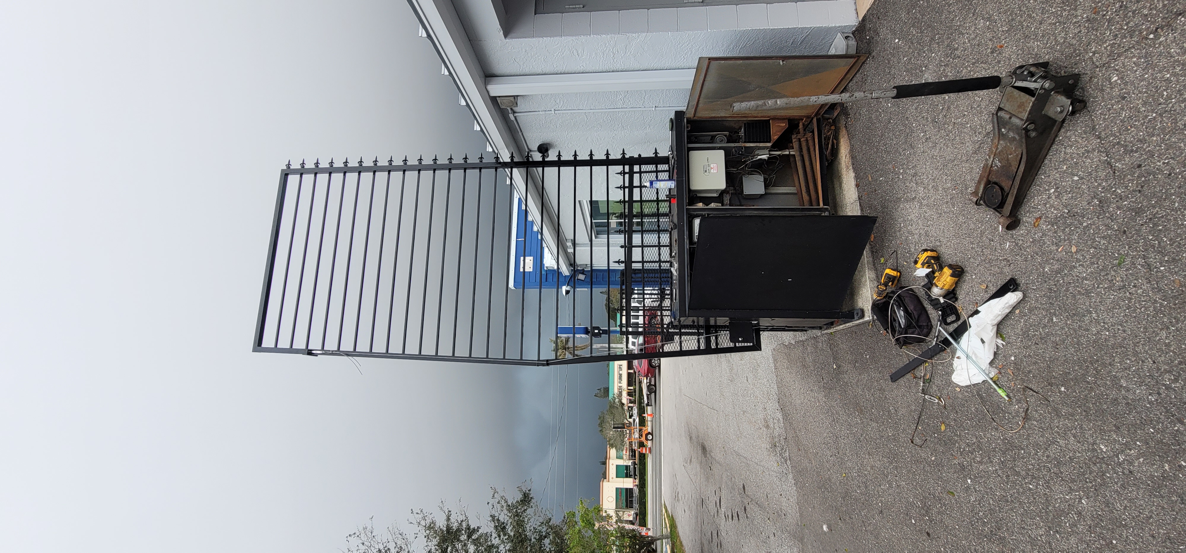 Gate operator installation